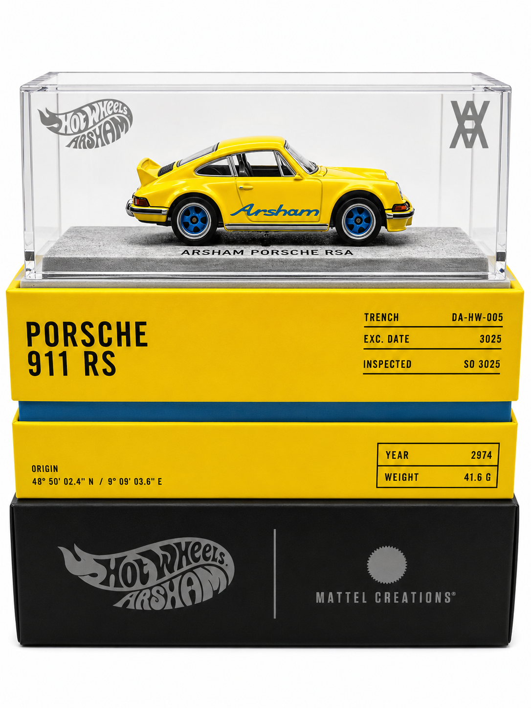 Hot Wheels x Daniel Arsham Porsche 911 RSA RLC