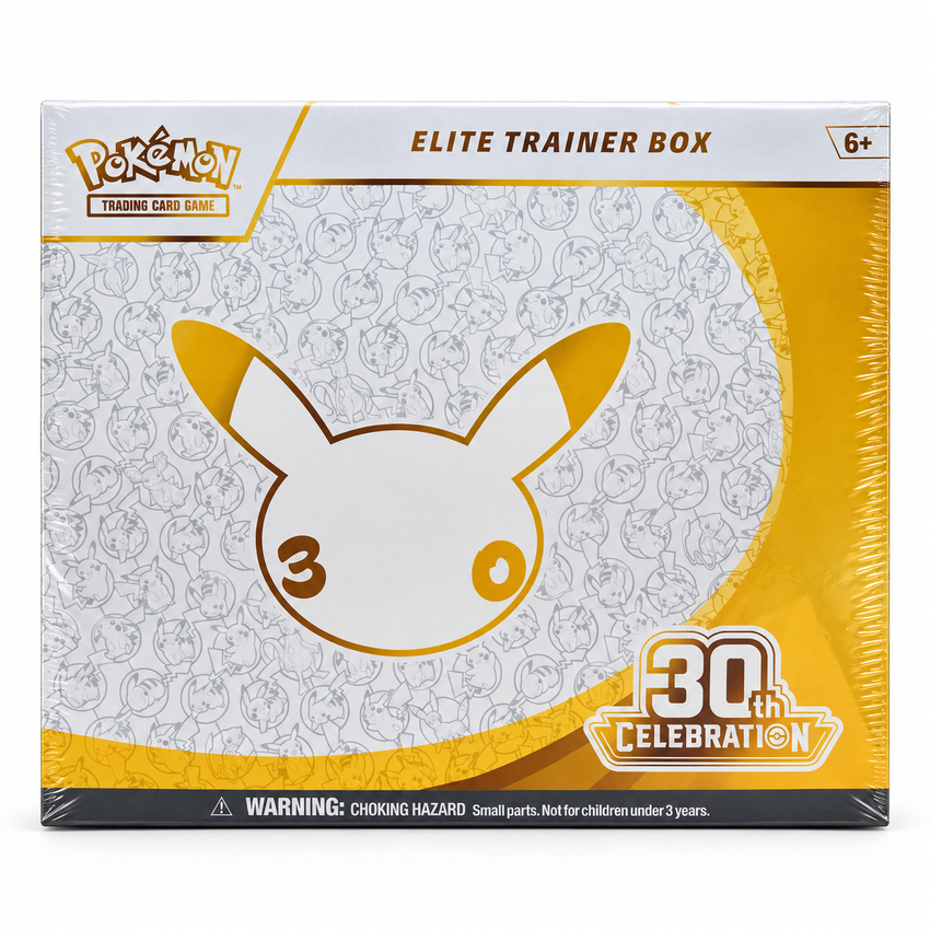 Pokémon TCG 30th Celebration Elite Trainer Box ETB 30 Aniversario en Inglés