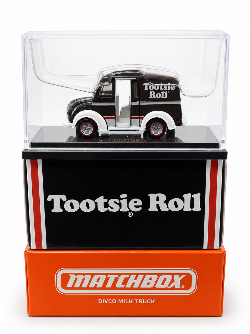 Matchbox Tootsie Roll Divco Milk Truck