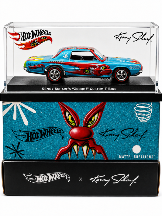 Hot Wheels Kenny Scharf Custom T-Bird "Zooom!" RLC