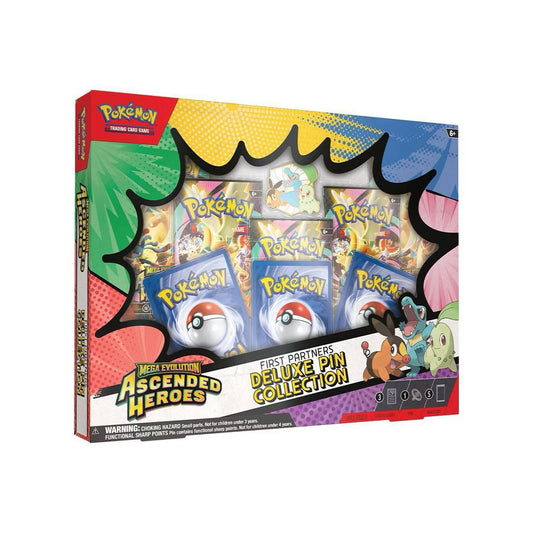 Ascended Heroes First Partners Deluxe Pin Collection – Inglés